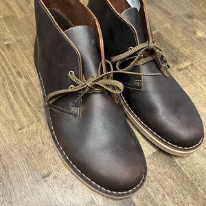 Clarks Dark Brown Chukka Boots